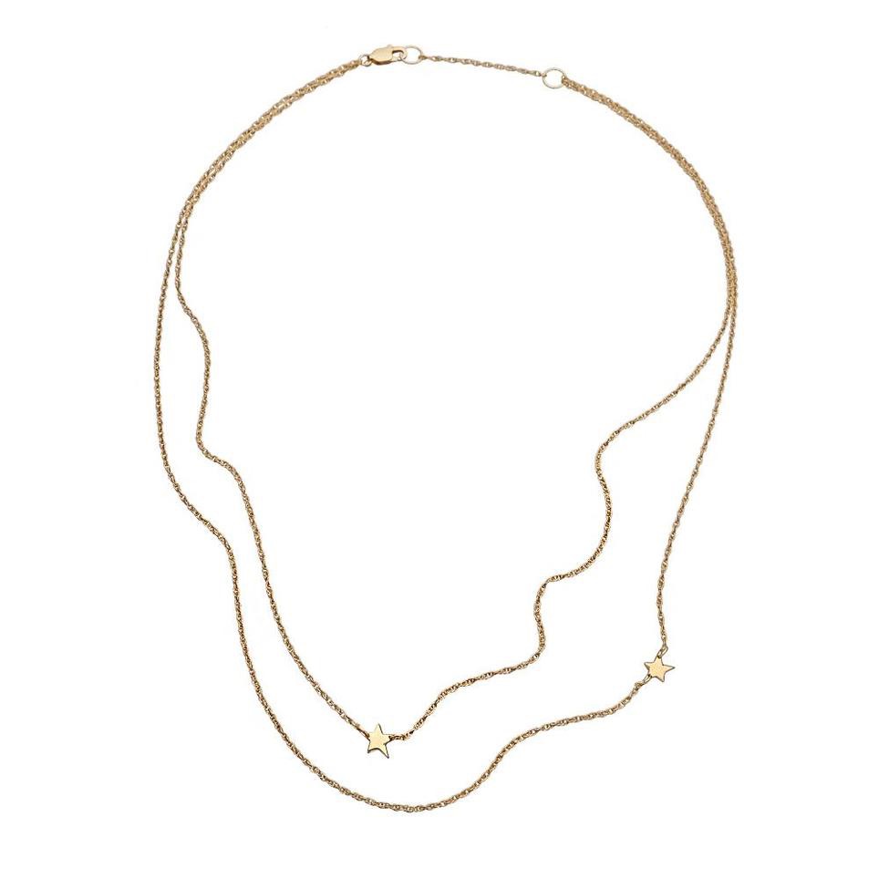 *Nwt* Jennifer Zeuner Star Double Necklace